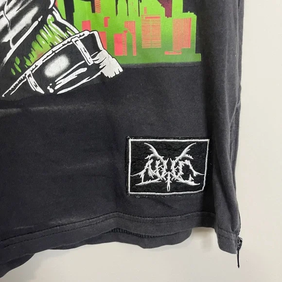 Reason World Tour Men’s T-Shirt Size Small Black Distressed Graphic Band Tee - Picture 6 of 12